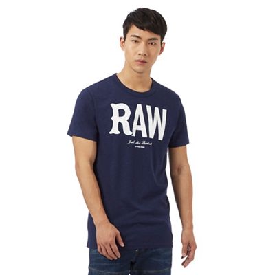 G-Star Raw Navy graphic print t-shirt